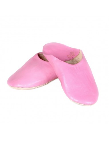 Babouche Kenza rose Babouche marocaine en cuir vritable alliance du confort et de llgance