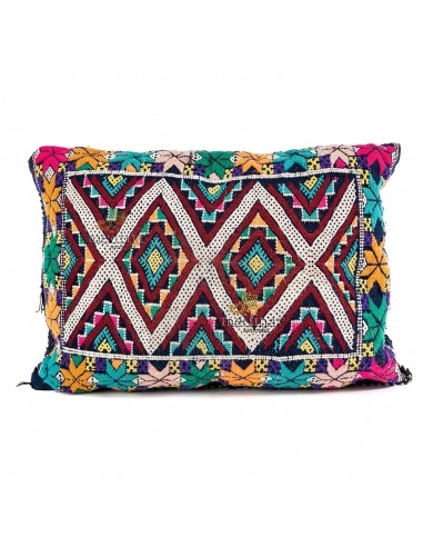 Coussin vintage tiss  la main