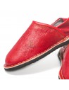Babouche Touareg enfant mixte rouge babouches confortables et solides chaussons marocaines robustes