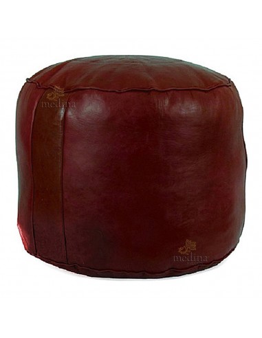 Pouf rond rosace bordeau pouf fait...
