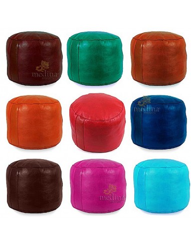 Pouf rond rosace Fuchsia pouf fait...