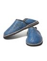 Babouche Touareg enfant mixte bleu jeans babouches confortables et solides chaussons marocaines robustes