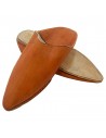 Babouche traditionnel caramel babouche de Marrakech  bout pointu